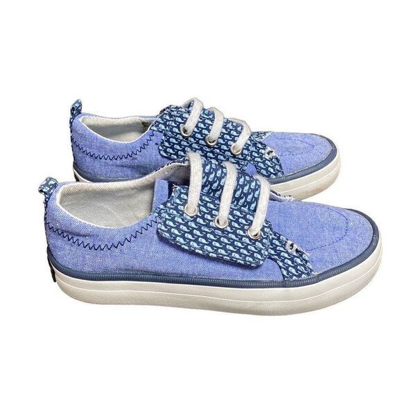 Sperry x Vineyard Vines Crest Vibe Jr Chambray Shoes Size 9 - Picture 1 of 9